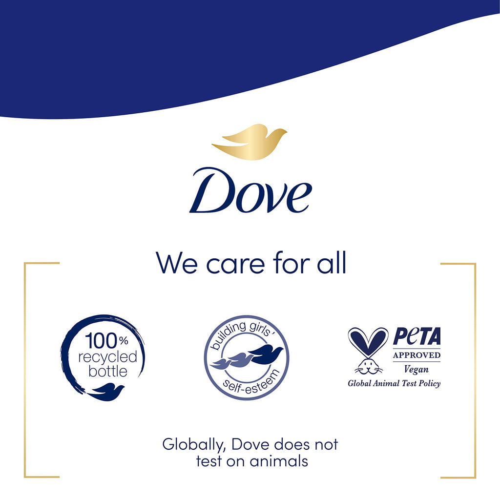 Dove Advanced Care Hand Sanitizer Deep Moisture Pack of 4 for Soft, Smooth Skin 99.99% Effective Against Many Germs, 8 oz