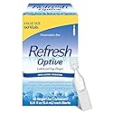 Refresh Optive Lubricant Eye Drops, Preservative-Free, 0.01 Fl Oz Single-Use Containers, 60 Count