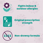 Wellness Basics - Allergy Relief - Fexofenadine HCL (180mg Tablet - 150 Count) Long-Lasting 24-Hour Relief - Non Drowsy - Prescr