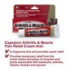 CareAll Capsaicin Arthritis, Muscle, and Joint Cream 1.5 oz., Relief of Minor Aches and Pains from Backache, Sprains, Strains, A