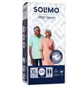 Amazon Brand  Solimo Adult Diapers, Tape Style | Pack Of 30 | Xl Size | Waist 4857 In (122145 Cm) | Unisex | Quick Absorption