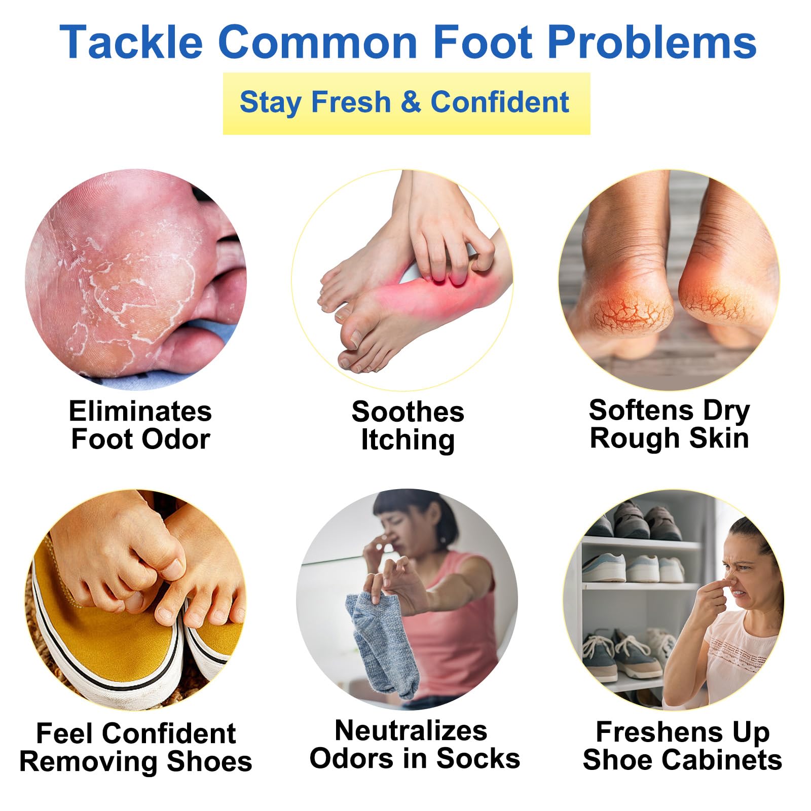 Tea Tree Oil Foot Spray, Clear Foot Spray, Keeps Feet and Shoes Fresh, TeaTree OilSpray for Foot (120ml/4.06 oz)