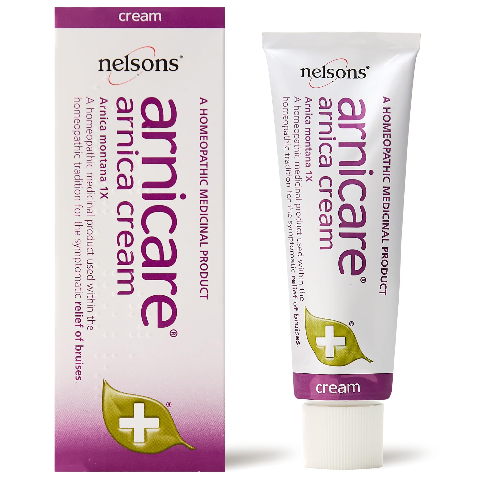 Nelsons Arnicare, Arnica Cream, Homeopathic Remedies, for Bruise Relief, Apply to Skin, Suitable for Adults, The Elderly & Child