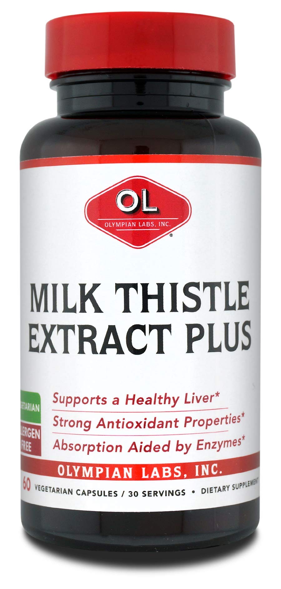 Olympian Lab Milk Thistle Extract Plus, 60-Count