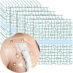 100Pcs Waterproof Shower Protector Bandage 4x4 for Chest Chemo Dialysis Catheter Shower Cover Hemodialysis Port Surgery Incision