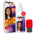 Licefreee Spray Family Size Lice Treatment for Kids & Adults, Easy Use Lice Spray Kills Head Lice, Eggs, Super Lice on Contact, 
