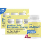 Curist Esomeprazole 20mg Capsules Delayed-Release 84 Count - Acid Reflux Medicine for Heartburn Relief - Two Packs of 42 Count C