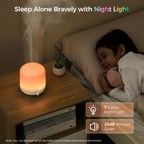 BOXING 300ML Essential Oil Diffuser, Diffusers for Home & Large Room, Aromatherapy Diffuser with 7 Colors Night Light Perfect fo
