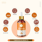 Crysalis Tuberose (Polianthes tuberosa) Oil - 0.51 Fl Oz (15ml)
