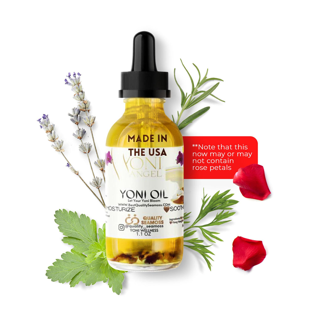 Exp12-31-2025 Natural Yoni Oil, Mint Fresh Feminine Care Oil, Reduces Odor, Restores pH Balance, All Natural, Herbal Yoni Blend 