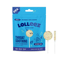 Lolleez Lollipops for Kids Sore Throat Relief, Birthday Cake Perfect for Soothing A Sore Throat While Tasting Great, Birthday Ca