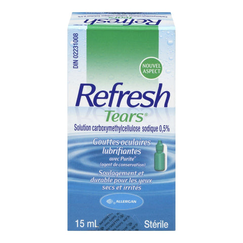 Allergan Refresh Tears Size .5z Allergan Refresh Tears Eye Drops For Mild To Moderate Dry Eyes