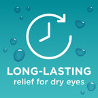 Blink Tears Lubricating Eye Drops, 0.5 fl oz (15 mL) Eye Care for Mild to Moderate Dry Eyes, Hyaluronate for Boosting Hydration,