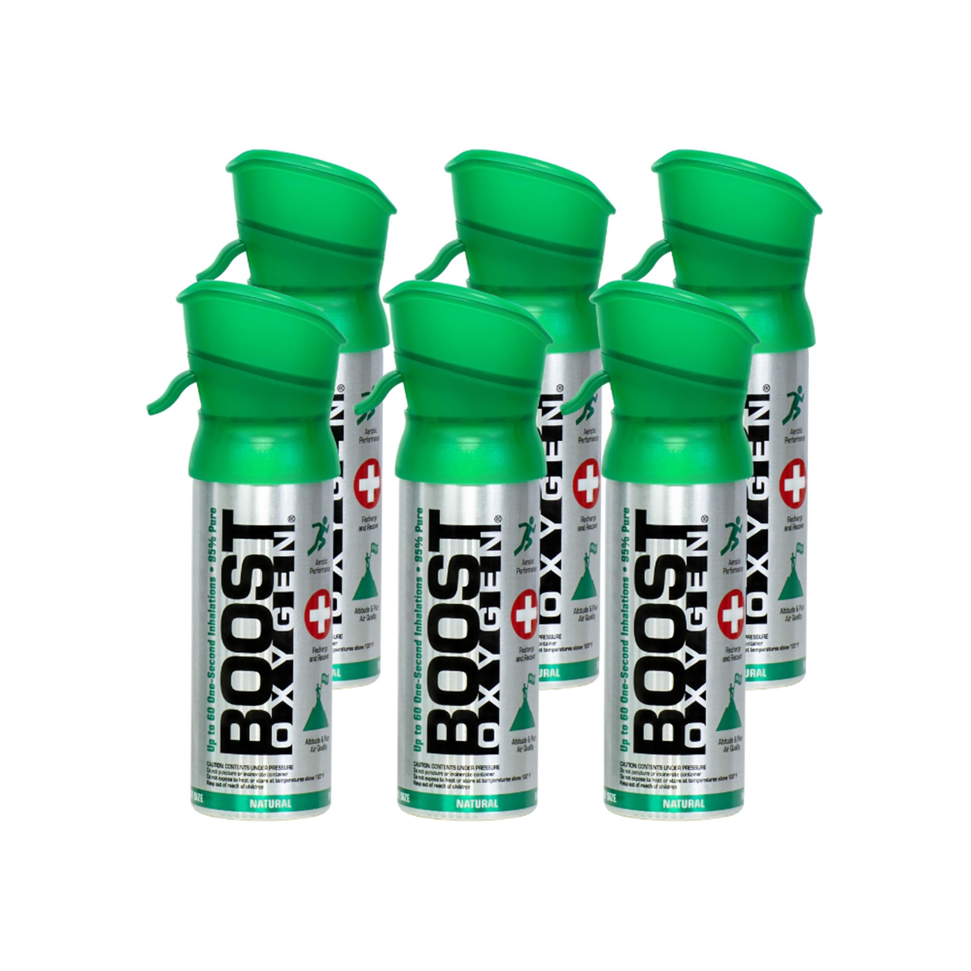 Boost Oxygen Pocket Size Natural 3 Liter Canister | Respiratory Support for Aerobic Recovery, Altitude, Performance and Health (
