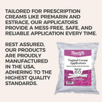 NewLife Naturals Disposable Plastic Vaginal Cream Applicators Hygienic Threaded Injector Applicator Preseed Estrace Premarin OTC
