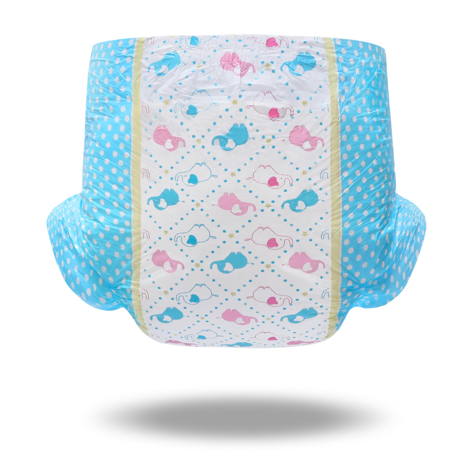 Littleforbig Adult Printed Diaper Briefs 2 Pieces - Little Trunks(Medium 28-38)