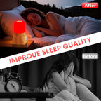 Red Light Night Light Lamp for Sleep,Red Nightlight Desk Lamp with 670nm Wavelength,Touch Remote Control Reds Light for Sleep La