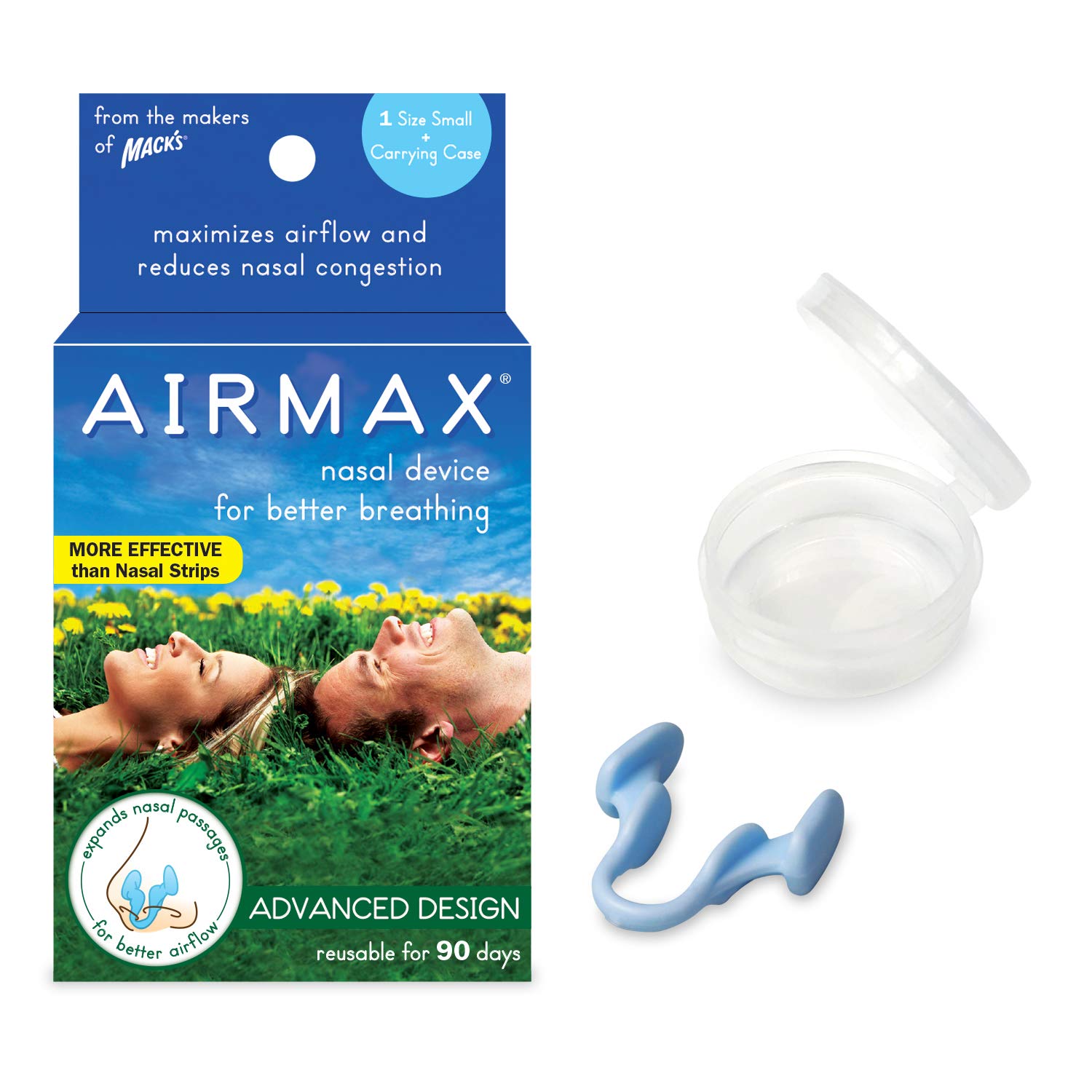 AIRMAX Nasal Dilator for Better Breathing - Natural, Comfortable, Breathing Aid Solution for Maximum Airflow and Reduced Nasal C