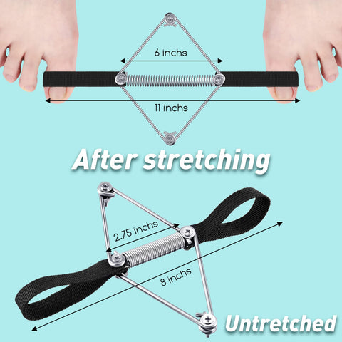 Pilates Toe Stretcher Bunion, Hallux Valgus Big Toe Strap Spacer Tension Bunion Exercise Band Stretchy Alignment Splint Restores