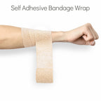 Metene Self Adhesive Bandage Wrap 12 Pack, Athletic Tape 2 Inches X 5 Yards, Sports Tape, Breathable, Waterproof, Elastic Bandag