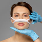 8pcs Elastic Nose Bandage, High Absorption External Nasal Dressing Holder After Surgery Breathable Bandage Strip After Nose Job