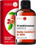 Hana Frankincense Essential Oil - 100% Pure and Natural Frankincense Oil for Face, Skin, and Diffuser - with a Warm, Resinous Sc