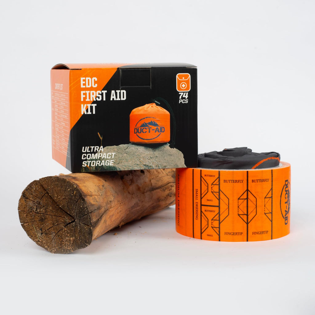 Emergency Rspi Duct-Aid Compact First Aid Kit, Medical Grade Adhesive, Emergency Resp ...