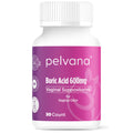 Pelvana Boric Acid Suppositories for Women 30 Count for Vaginal Odor - Third-Party Lab Tested & Made in The USA