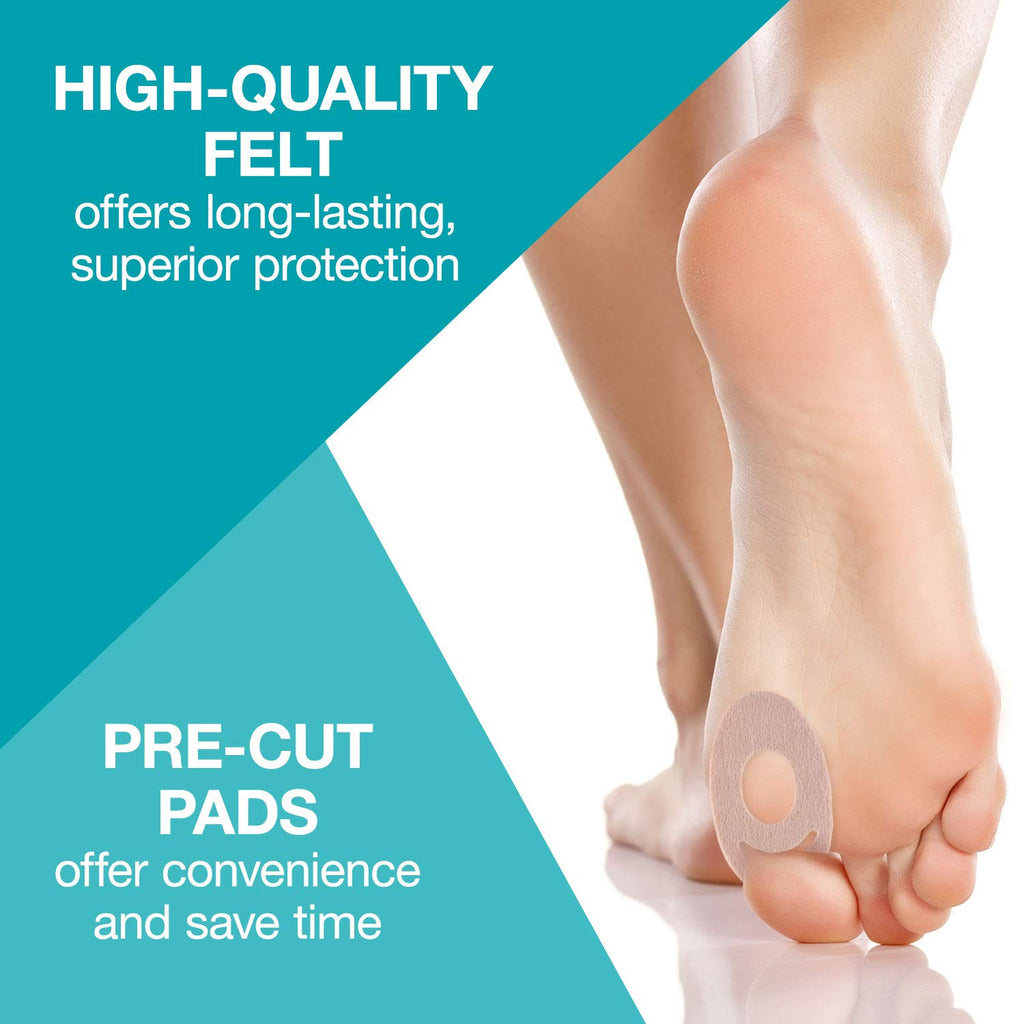 Steins 3/16 Removable Bunion Pads, Reusable Bunion Pads, Provides Bunion Relief, Corn Pads for Toes, Callus Pads, Felt Bunion Pa