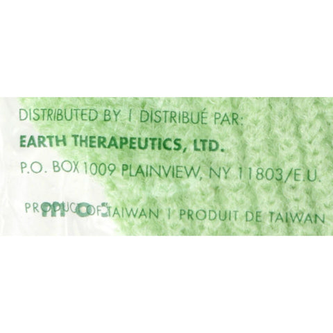 Earth Therapeutics Hydro Exfoliating Gloves, Green, 1 pair