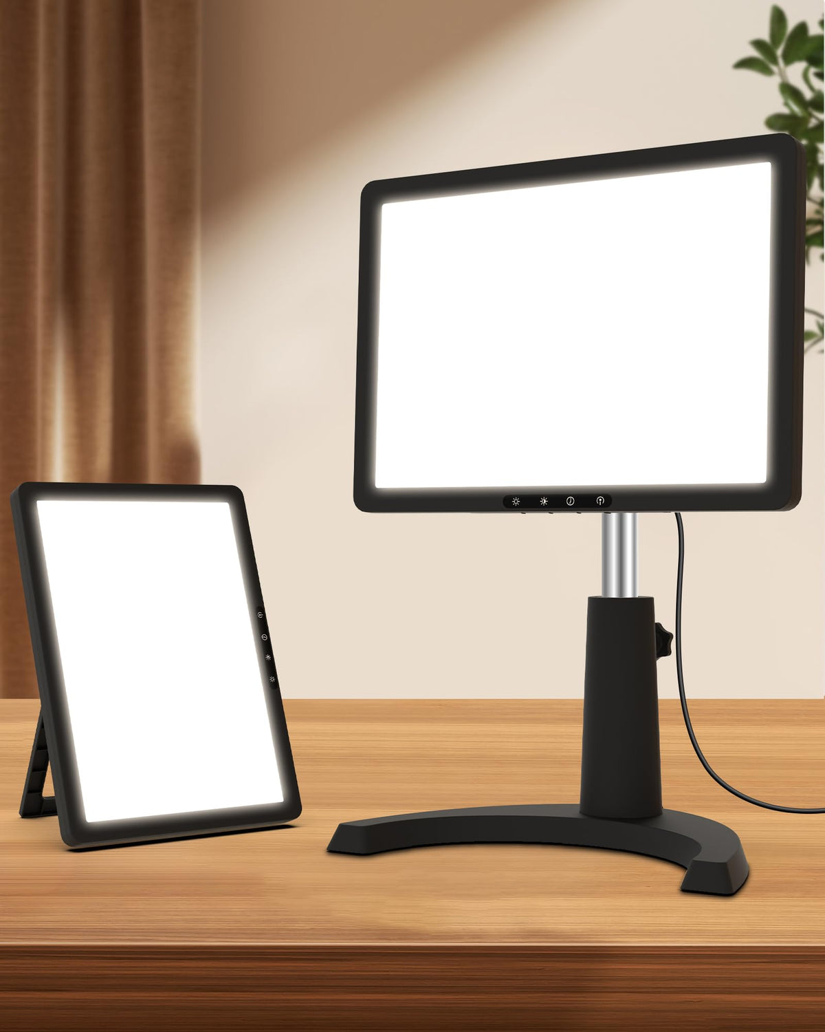 Light Therapy Lamp, 3 in 1 UVFree Full Spectrum Sunlight Table Lamp