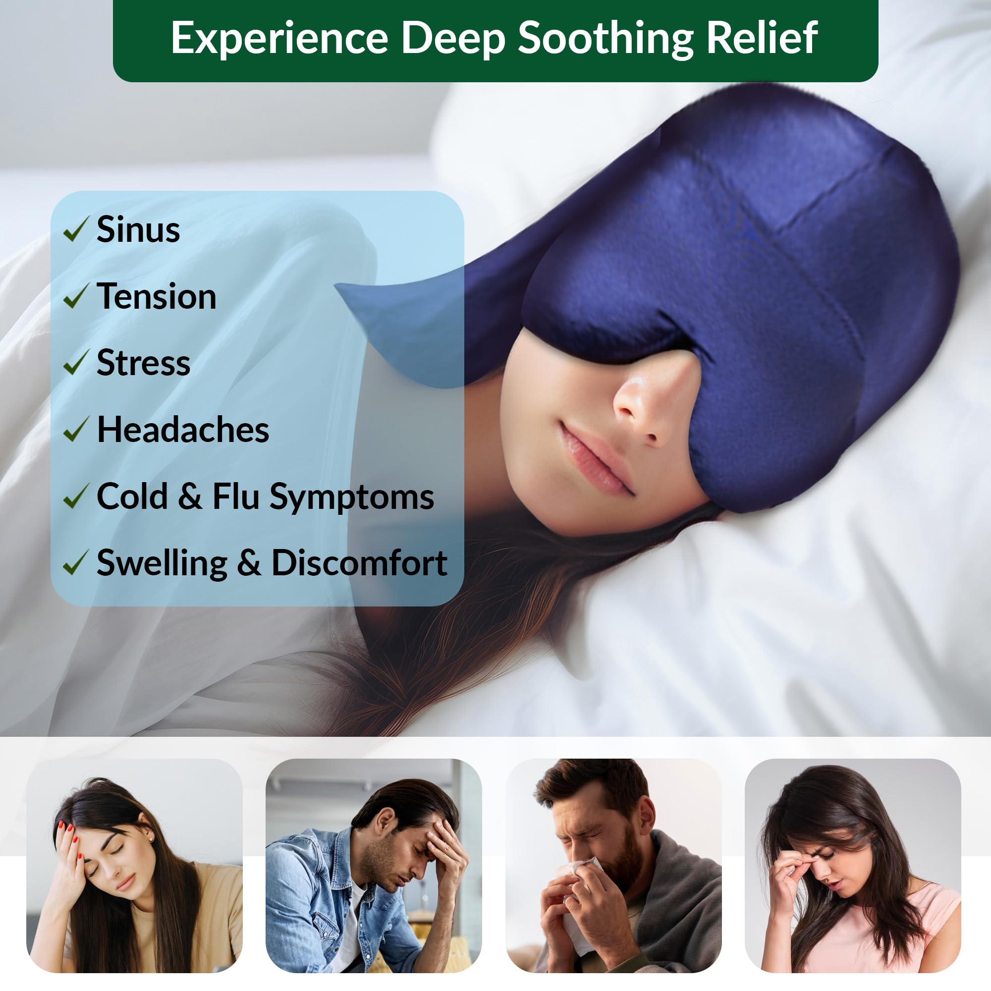 Herbal Concept Sinus & Migraine Cap | Headache Relief Cap