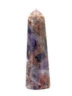 Amethyst Chevron Crystal Towers ~ Natural Healing Crystal Point Obelisk for Reiki Healing and Crystal Grid (2 to 3 INCH)