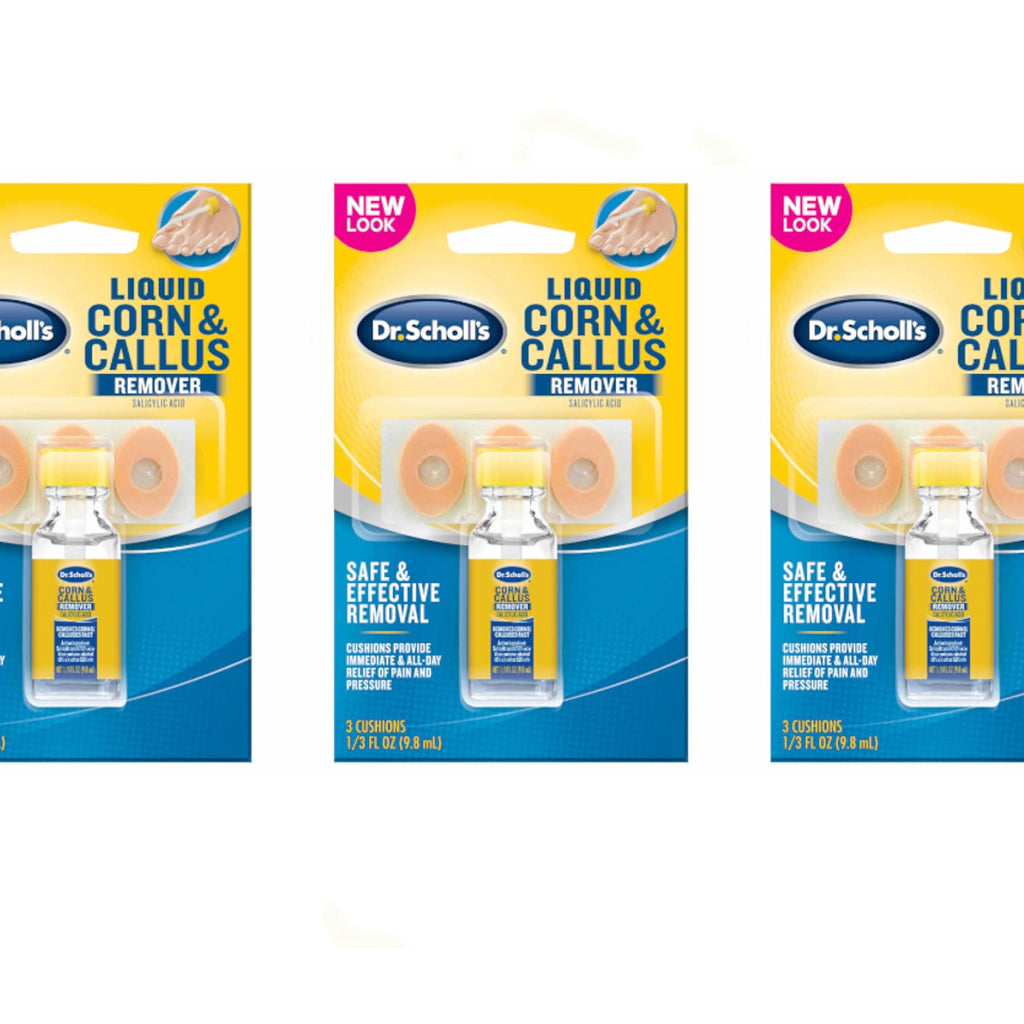 Dr. Scholl's Liquid Corn & Callus Remover,.33 oz. (3-Pack)