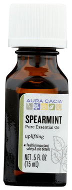 AURA CACIA Spearmint Essential Oil, 0.5 FZ