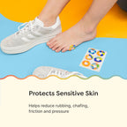 ZenToes Callus Cushions | Water-Resistant Self-Stick Adhesive Corn Pads | Foot, Heel, & Toe Discomfort Relief | Soft Foam for Fr