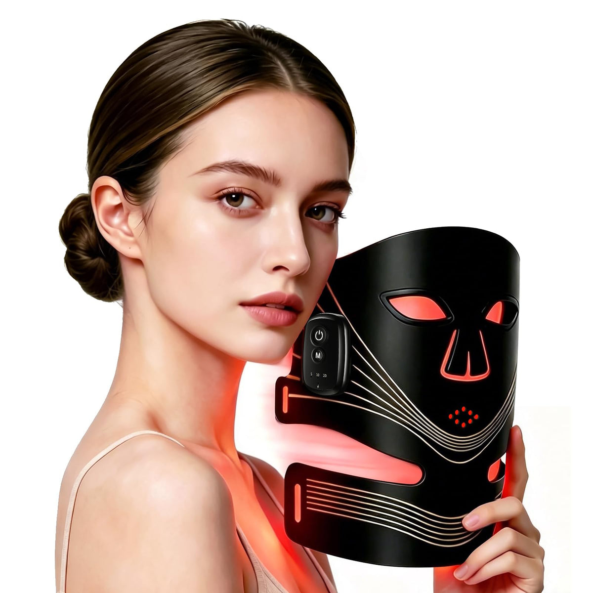 Wireless Red Light Therapy for Face and Neck