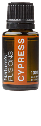 Natures Fusions French Cypress, 100% Pure and Natural Essential Oils, Undiluted, Therapeutic Grade for Aromatherapy and Topical