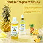 Natural Yoni Wash Yoni Oil Set, Feminine Wash for Women ph Balance, 1 fl.oz Feminine Oil & 6.7 fl.oz Intimate Vaginal Wash - Pin