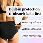 Jude Reusable Incontinence, Period & Postpartum Underwear for Women | Leakproof, Fast-Absorbing, Soft & Breathable | Machine Was