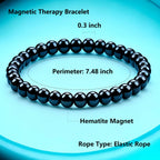 Drkao 2 Pack Magnetic Anklets Bracelets, Ankle Wrist Band, Magnetic Therapy, Support the Immune System, Amazing Gift Relieve Str