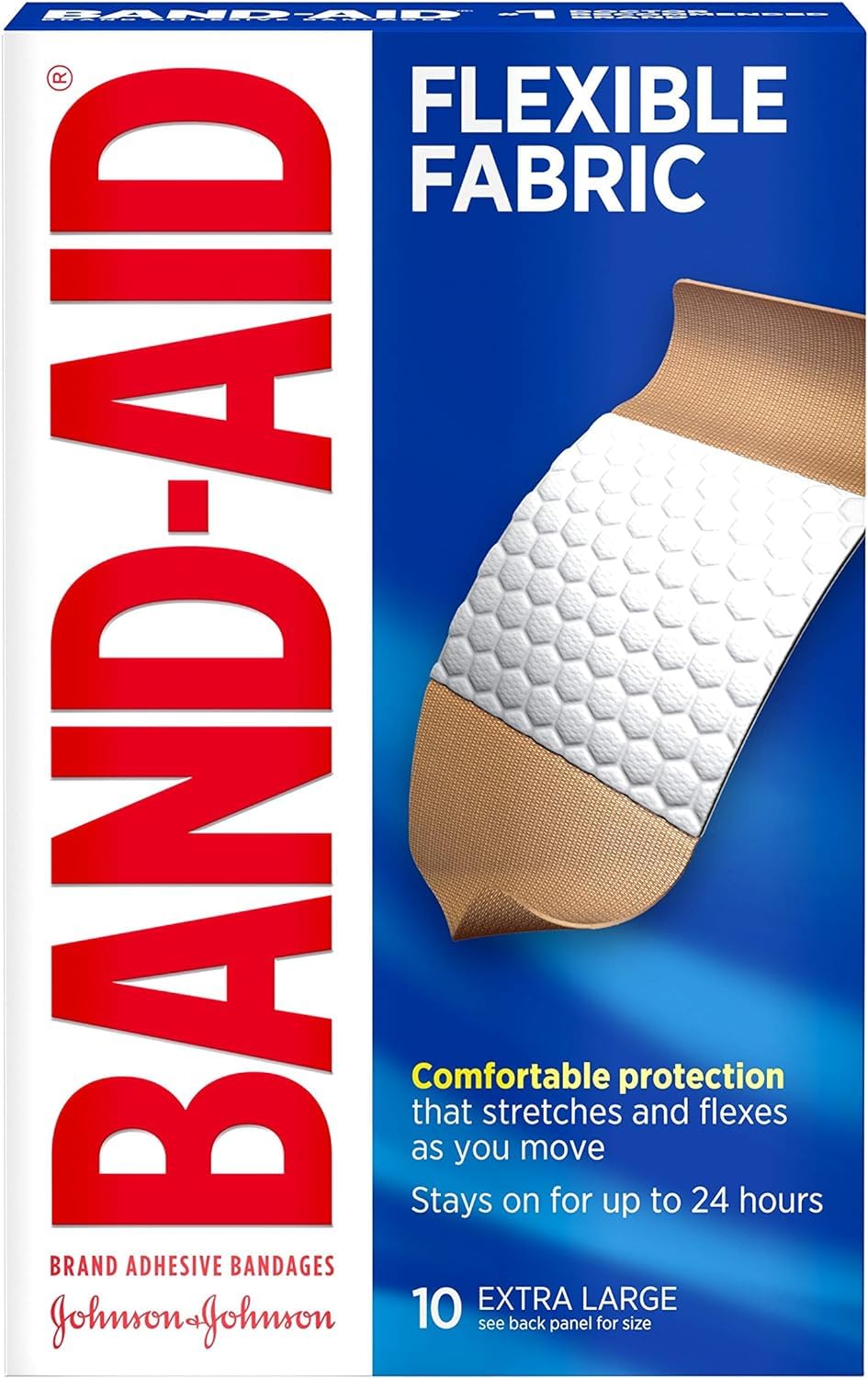 Extra Large Bandage, Flexible, 1-1/4x4, 10/BX
