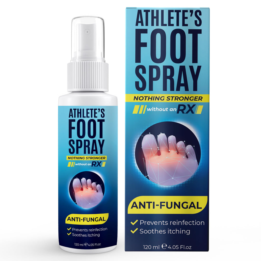 Athletes Foot Spray With Tea Tree Oil | Antifungal Treatment for Athletes Foot, Jock Itch, Ringworm | Soothes Itchy, Irritated S