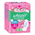 Whisper Ultra Soft Sanitary Pads - 50 Pieces (XL)