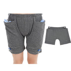 Incontinence Care Trousers, Catheter Underwear for Elderly with Double Pockets, Urinate Drainage Bag Pants for Catheter Nephrost