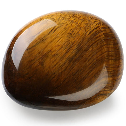 MAIBAOTA 1.6-2.0'' Tigers Eye Crystal Large Tiger Eye Stone Reiki Natural Tumbled Polished Stones for Energy Witchcraft Therapy 