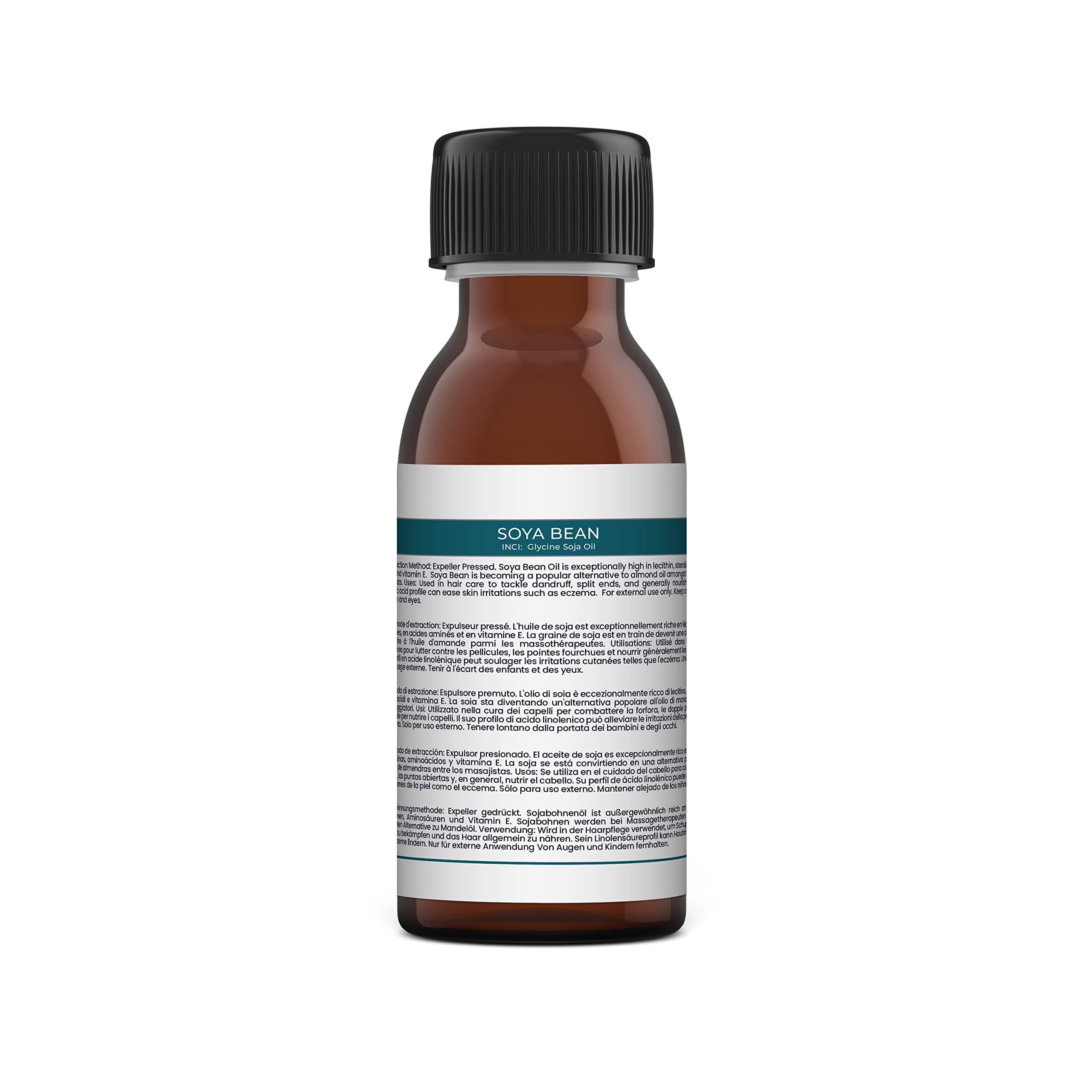 Mystic Moments | Soya Bean Carrier Oil - 250ml - Pure & Natural Oil Perfect for Hair, Face, Nails, Aromatherapy, Massage and Oil