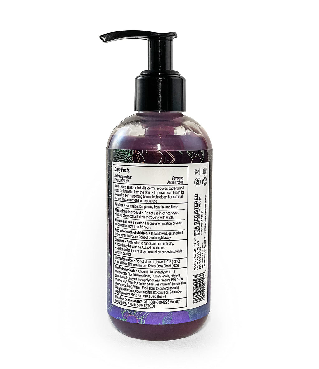 DERMAGLOVE HAND SCIENCE - Moisturizing Gel Sanitizer That Sanitizes and Protects Skin - Formulated With Vitamins A, C & E- Natur