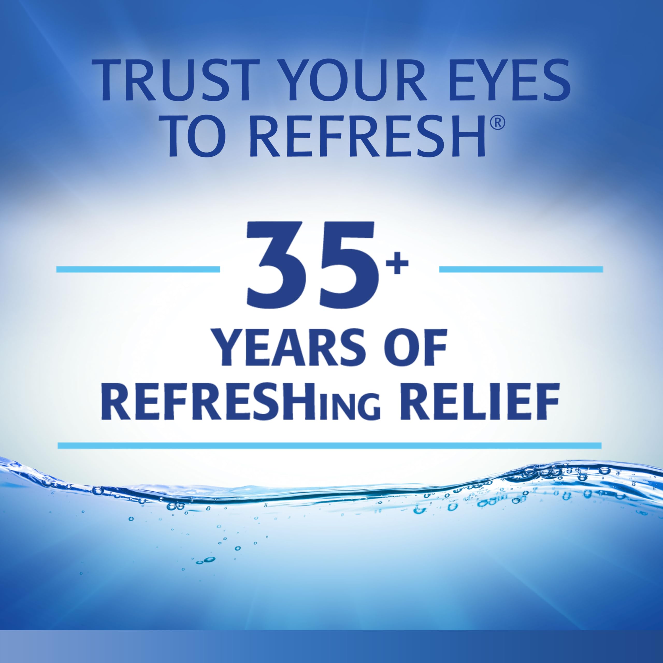 Refresh Optive Lubricant Eye Drops Non-Preserved Tears, 30 Single-Use Containers, 0.01 fl oz (0.4 mL)