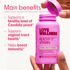 Love Wellness Healthy V Vitamin | Womens Vaginal Health Supplement | pH Balance, Gut Health & Immune Support Supplement | Balan